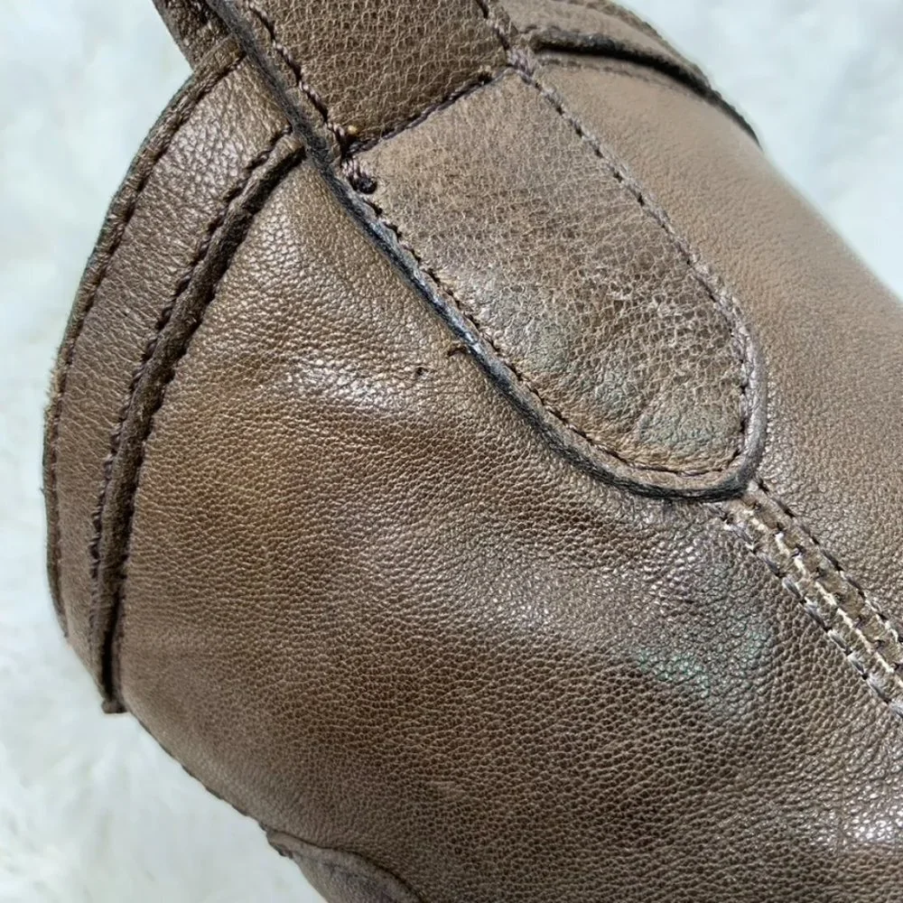 Frye 77032 Women's Light Brown Leather Carson Shortie Boots Size 6 1/2 - Picture 13 of 16